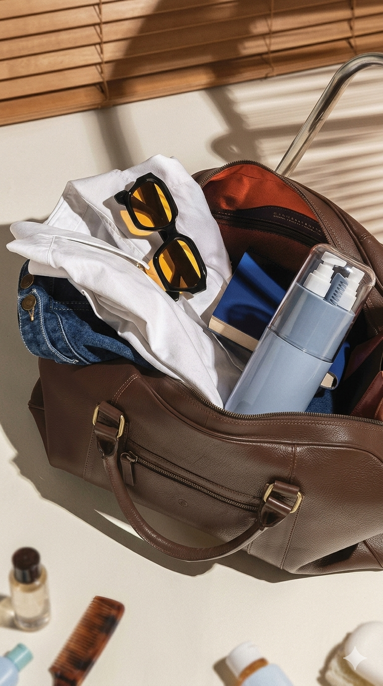 6 in 1 Leak-Proof Travel Toiletry Capsule Kit | TSA Approved 100ml Refillable Bottles
